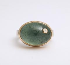 Jade Ring with inset Diamond - 2153815