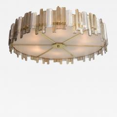 Jagged Drum Blown Ceiling Fixture - 656029