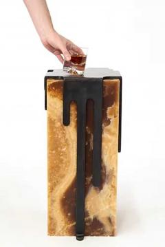 Jake Szymanski Honey Onyx Drip Table - 4398175