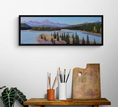 Jake Vandenbrink Jasper River View Athabaska River Highway 93  - 4102149