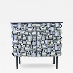 James Anthony Bearden James Bearden Faceted Steel Console - 3907792