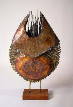 James Anthony Bearden James Bearden Large Scale Brutalist Owl Sculpture from His Animal Series  - 2173500