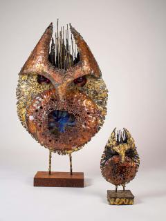 James Anthony Bearden James Bearden Large Scale Brutalist Owl Sculpture from His Animal Series  - 2173502