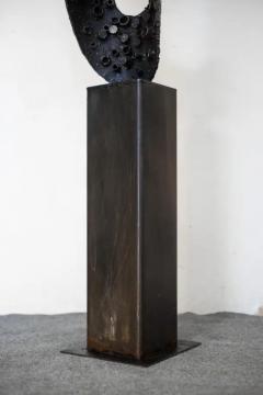 James Anthony Bearden Monumental Unique James Bearden Venus Voids Series Sculpture Blackened Steel - 3761376