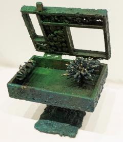 James Anthony Bearden Segment Jewelry Box on Pedestal 2017 - 4601623