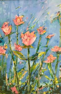 James Antonie Painting of Flowers in the School of Matisse by James Antonie - 1746610