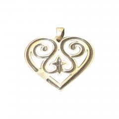 James Avery James Avery Sterling Silver Filligree Heart Pendant - 3845657