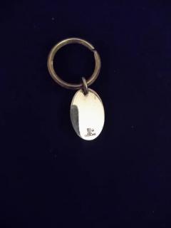 James Avery James Avery Sterling Silver Tennis Racket Keychain Pendant - 3877801