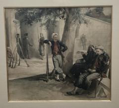 James E Taylor ZOUAVE BATTALION AT FORTRESS MONROE C 1861  - 4168619