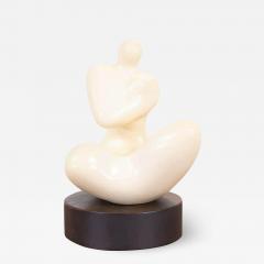 Abstract Onyx Sculpture of Mother and Child-NYShowplace