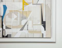 James Kennedy Primare 3 2021 White and Gray Abstract Acrylic on Masonite by James Kennedy - 2659210