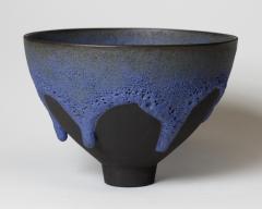 James Lovera James Lovera black with a blue lava glaze bowl United States - 1222109