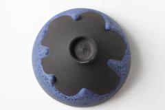 James Lovera James Lovera black with a blue lava glaze bowl United States - 1222114