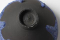 James Lovera James Lovera black with a blue lava glaze bowl United States - 1222116