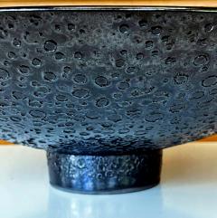 James Lovera Large Black Ceramic Bowl Centerpiece with Lava Glaze by James Lovera - 2674996