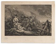 James Mitan The Battle of Bunkers Hill Near Boston Engraving by James Mitan - 3470040