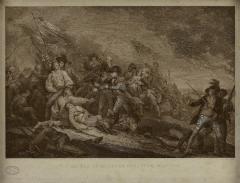 James Mitan The Battle of Bunkers Hill Near Boston Engraving by James Mitan - 3479328