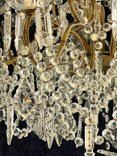 James Moder Crystal Venetian Style Chandelier  - 2668574
