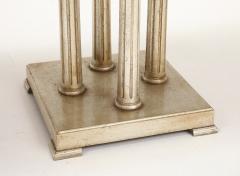 James Mont 1950s Large Gilt and Silver Leafed Greek key Coffee table by James Mont  - 4622099