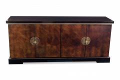 James Mont American Mid Century Modern Four Door Lacquered Sideboard manner of James Mont  - 2793877