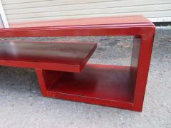 James Mont Asian Modern Paul Frankl Long Cinnabar Bench Mid Century Modern - 1544278