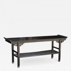 James Mont Ebonized Console Table in the Manner of James Mont - 2631971