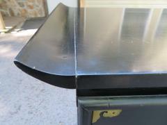 James Mont Fantastic Black Lacquered Chinoiserie Stereo Cabinet Credenza Mid Century Modern - 1538047