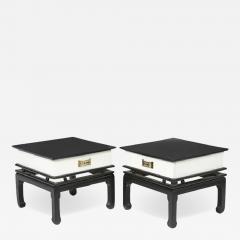 James Mont Hollywood Regency James Mont Style Side Tables Nightstands a Pair - 3494540