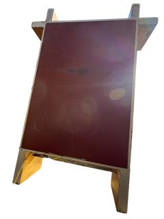 James Mont JAMES MONT GILDED CARVED WOOD CHINOISERIE CONSOLE ILLUMINATED MIRROR - 4455506