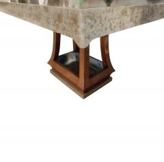 James Mont James Mont Asian Style Dining Table with Custom Oil Lacquer Finish 1940s - 444044