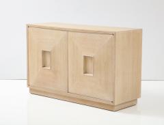 James Mont James Mont Cerused Oak Cabinet - 2503979