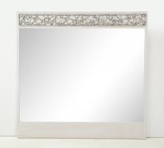 James Mont James Mont Cerused oak Silvered Bamboo Mirror 1 of 2 - 1174930