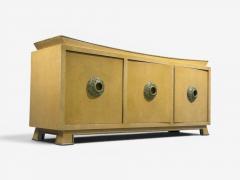 James Mont James Mont Credenza Yellow Painted Wood USA 1950s - 4683144