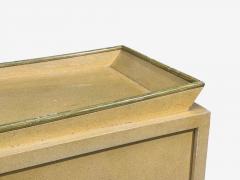 James Mont James Mont Credenza Yellow Painted Wood USA 1950s - 4683146