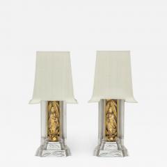 James Mont James Mont Gilded Chinoiserie Lamps - 991440