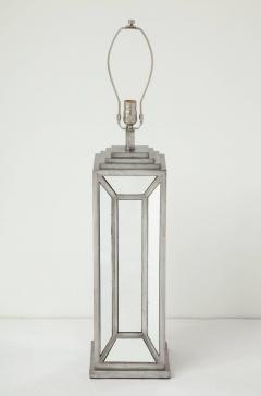 James Mont James Mont Influenced Silver Mirror Lamps - 910483