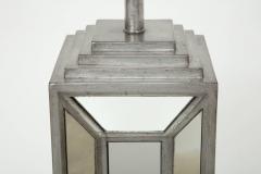 James Mont James Mont Influenced Silver Mirror Lamps - 910497