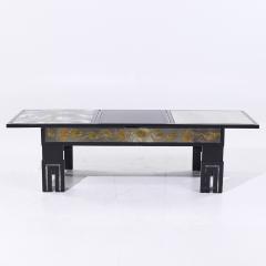 James Mont James Mont Mid Century Mottled Glass Coffee Table - 4052292