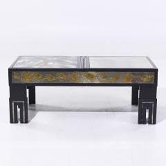 James Mont James Mont Mid Century Mottled Glass Coffee Table - 4052293