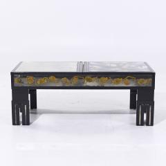 James Mont James Mont Mid Century Mottled Glass Coffee Table - 4052298