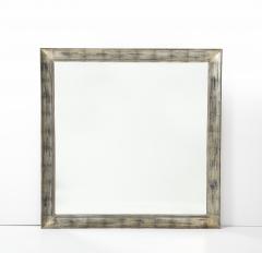 James Mont Large Burnished Silver Leaf Mirror by JAMES MONT - 3668588