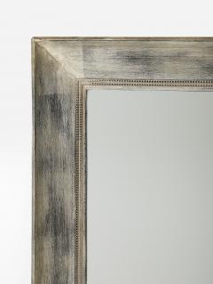 James Mont Large Burnished Silver Leaf Mirror by JAMES MONT - 3668591