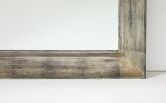 James Mont Large Burnished Silver Leaf Mirror by JAMES MONT - 3668593