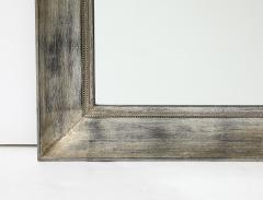 James Mont Large Burnished Silver Leaf Mirror by JAMES MONT - 3668594