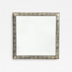 James Mont Large Burnished Silver Leaf Mirror by JAMES MONT - 3671267