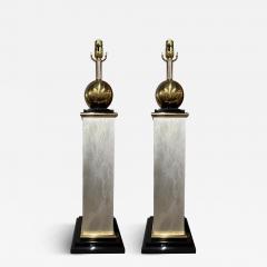 James Mont Large Pair Of Modernist Table Lamps - 4109967