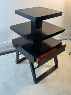 James Mont MID CENTURY MODERNIST TRIPLE TIER SIDE TABLES IN THE MANNER OF JAMES MONT - 2267827