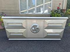 James Mont Magnificent James Mont Goldfish Medallion Trapezoid Credenza Mid Century Modern - 3983190