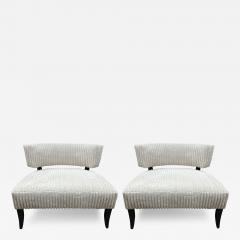 James Mont Pair Of Lounge Chairs By James Mont - 4194660