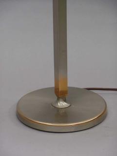 James Mont Pair of Mid Century Modern Nickeled Copper Table Lamps Attributed to James Mont - 1844373